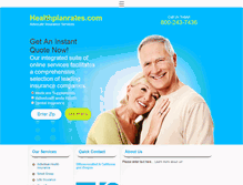 Tablet Screenshot of healthplanrates.com